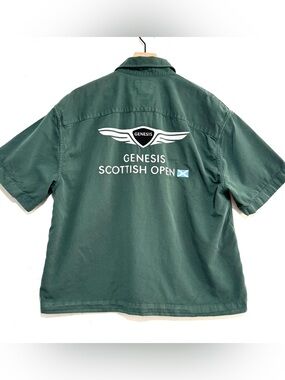 Abercrombie & Fitch Reserve Genesis Scottish Open Work Shirt XL Cropped